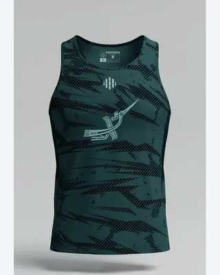 Áo Tanktop Lạc Việt màu Xanh Army