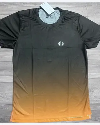 Áo Thun Thể Thao Ombre màu Cam Neon