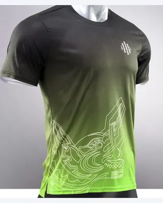 Áo Thun Rồng Thăng Long màu Xanh Neon